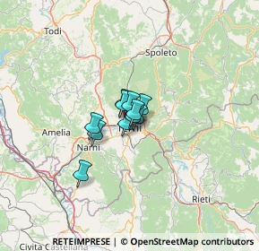 Mappa Via Donatello, 05100 Terni TR, Italia (5.40091)