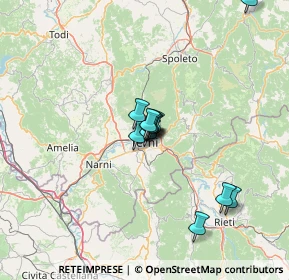 Mappa Via Donatello, 05100 Terni TR, Italia (10.19667)