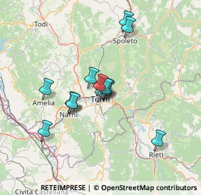 Mappa Via Donatello, 05100 Terni TR, Italia (11.16786)