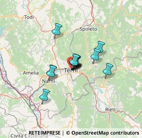 Mappa Via Donatello, 05100 Terni TR, Italia (8.03538)