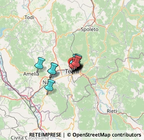 Mappa Via Donatello, 05100 Terni TR, Italia (4.53714)