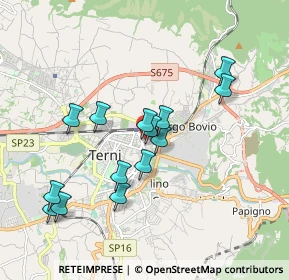 Mappa Piazzale Antonio Bosco, 05100 Terni TR, Italia (1.79571)