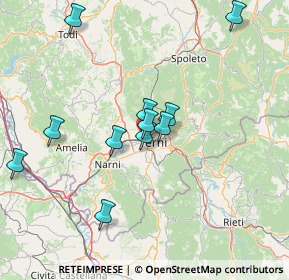 Mappa Via Giacomo Benucci, 05100 Terni TR, Italia (14.29364)