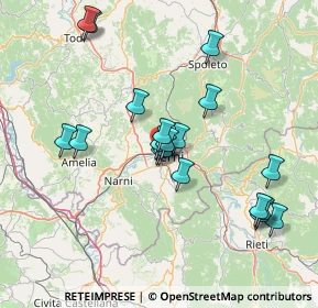 Mappa Via Giacomo Benucci, 05100 Terni TR, Italia (14.75895)