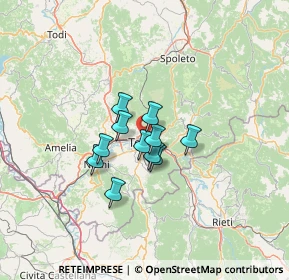 Mappa Via Federico Cesi, 05100 Terni TR, Italia (8.39091)