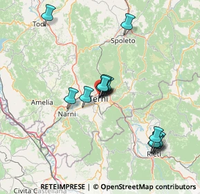 Mappa Via Federico Cesi, 05100 Terni TR, Italia (13.95714)