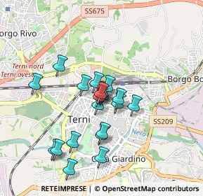Mappa Via Federico Cesi, 05100 Terni TR, Italia (0.76)