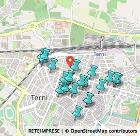 Mappa Via Federico Cesi, 05100 Terni TR, Italia (0.461)