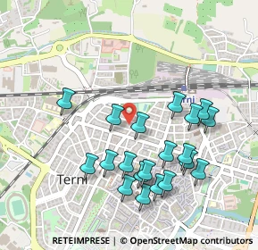 Mappa Via Federico Cesi, 05100 Terni TR, Italia (0.5085)