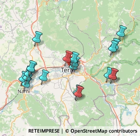 Mappa Via Federico Cesi, 05100 Terni TR, Italia (8.2305)