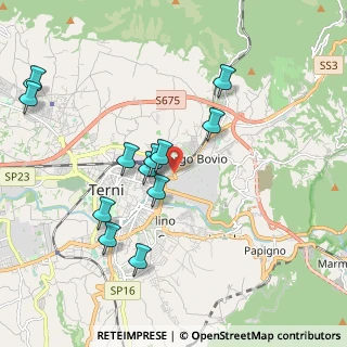 Mappa Via Ponte D'Oro, 05100 Terni TR, Italia (2.03)