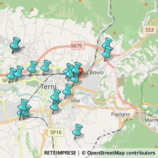 Mappa Via Ponte D'Oro, 05100 Terni TR, Italia (2.53263)
