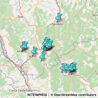 Mappa Via Ponte D'Oro, 05100 Terni TR, Italia (13.1245)