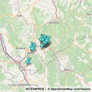 Mappa Via Ponte D'Oro, 05100 Terni TR, Italia (6.39273)