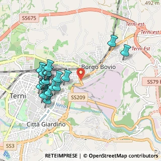 Mappa Via Ponte D'Oro, 05100 Terni TR, Italia (1.048)