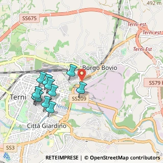 Mappa Via Ponte D'Oro, 05100 Terni TR, Italia (1.10273)