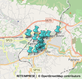 Mappa Via Tre Monumenti, 05100 Terni TR, Italia (1.00529)