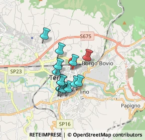 Mappa Via Tre Monumenti, 05100 Terni TR, Italia (1.28714)