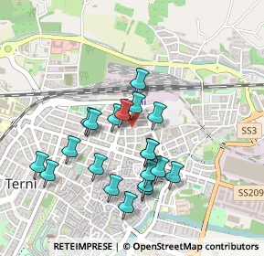 Mappa Via Tre Monumenti, 05100 Terni TR, Italia (0.4415)