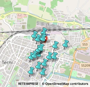 Mappa Via Tre Monumenti, 05100 Terni TR, Italia (0.3825)