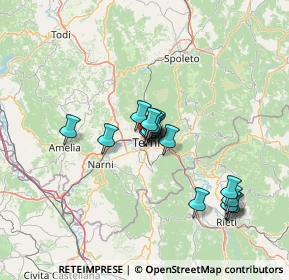 Mappa Via Aristide Gabelli, 05100 Terni TR, Italia (11.29412)