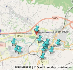 Mappa Via Aristide Gabelli, 05100 Terni TR, Italia (2.08154)
