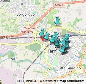 Mappa Via Aristide Gabelli, 05100 Terni TR, Italia (0.7935)