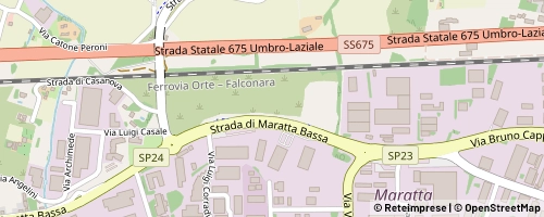 Mappa Terni