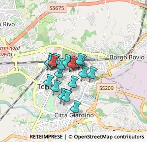 Mappa Viale della Stazione, 05100 Terni TR, Italia (0.5785)