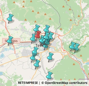 Mappa Viale della Stazione, 05100 Terni TR, Italia (3.0655)