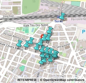 Mappa Via Leonardo Da Vinci, 05100 Terni TR, Italia (0.2025)