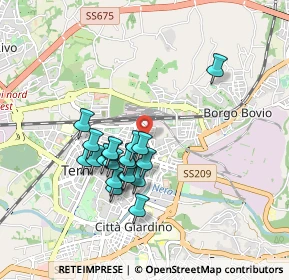 Mappa Via Sant'Antonio, 05100 Terni TR, Italia (0.7905)