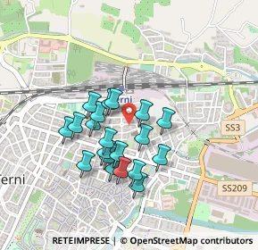 Mappa Via Sant'Antonio, 05100 Terni TR, Italia (0.371)