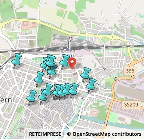 Mappa Via Sant'Antonio, 05100 Terni TR, Italia (0.4615)