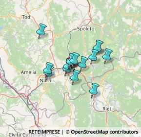 Mappa Via Sant'Antonio, 05100 Terni TR, Italia (9.044)