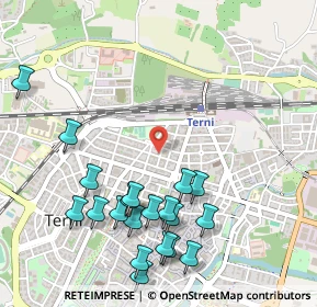 Mappa Via Galileo Galilei, 05100 Terni TR, Italia (0.6235)