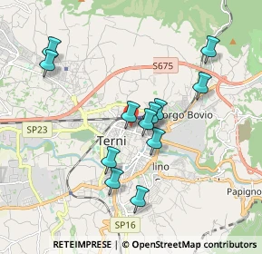 Mappa Via Galileo Galilei, 05100 Terni TR, Italia (1.76833)