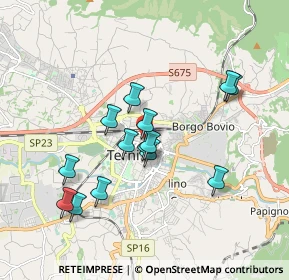 Mappa Via Galileo Galilei, 05100 Terni TR, Italia (1.69714)
