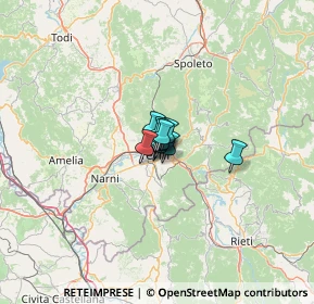 Mappa Via Galileo Galilei, 05100 Terni TR, Italia (3.00545)