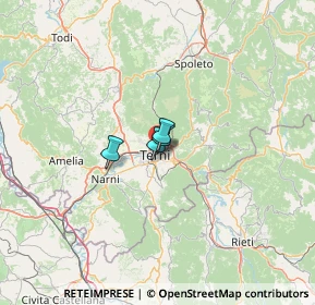 Mappa Via Galileo Galilei, 05100 Terni TR, Italia (34.91364)