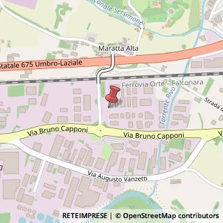 Mappa Via Giacomo Benucci, 20, 05100 Terni, Terni (Umbria)