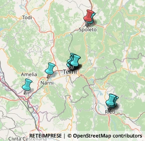 Mappa Via Chiesa Eugenio, 05100 Terni TR, Italia (12.63056)