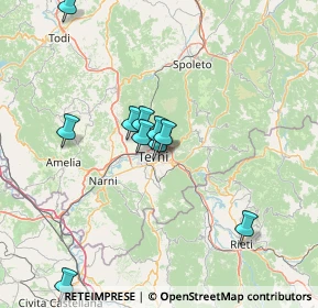 Mappa Via Eugenio Chiesa, 05100 Terni TR, Italia (18.6625)