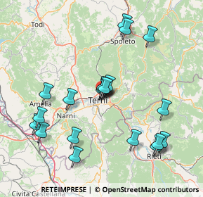 Mappa Via Chiesa Eugenio, 05100 Terni TR, Italia (16.4295)