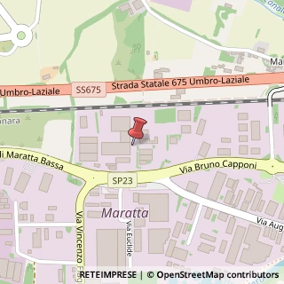 Mappa Via Capponi Bruno, 62, 05100 Terni, Terni (Umbria)