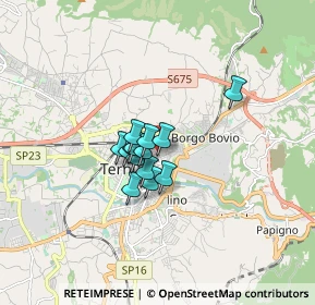 Mappa Viale Curio Dentato, 05100 Terni TR, Italia (0.97643)