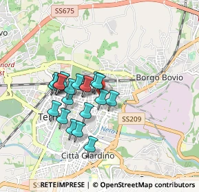 Mappa Viale Curio Dentato, 05100 Terni TR, Italia (0.723)