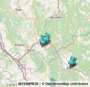 Mappa Viale Giacomo Leopardi, 05100 Terni TR, Italia (24.90133)