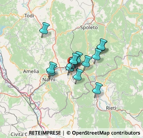 Mappa Via Cesare Pascarella, 05100 Terni TR, Italia (8.47929)