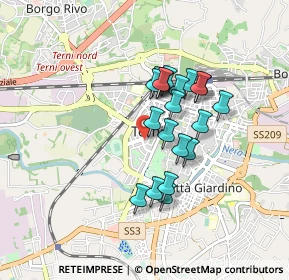 Mappa Viale Giacomo Leopardi, 05100 Terni TR, Italia (0.701)